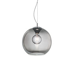 Pendelleuchte NEMO,  20cm, inkl. E27 LED 3.2W 3000K, Rauchglas