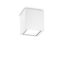 Plafoniera per esterni TECHO BIG piazza GU10 IP54, bianco dimmerabile