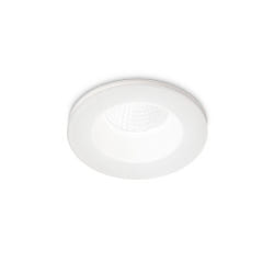 Apparecchio da incasso a soffitto ROOM-65 rotondo IP65, Bianco