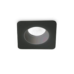 Plafonnier encastr ROOM-65 angulaire IP65, noir 