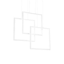 LED Pendelleuchte FRAME, 80W, 3000K, 8600lm, IP20, hhenverstellbar, wei
