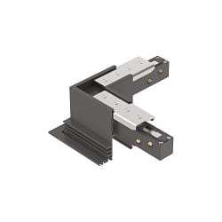 L-Verbinder EGO KIT RECESSED L ELECTR CONN HORIZ ON-OFF, schwarz