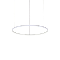 pendant luminaire HULAHOOP 610 round, adjustable IP20, white