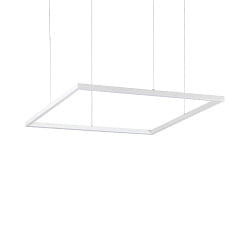 LED Pendelleuchte ORACLE SLIM, quadratisch, 700 mm, 41W, 3000K, 3950lm, inkl. Trafo, hhenverstellbar, wei