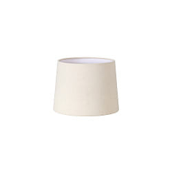 Aufsatz-Leuchtenschirm SET UP CONO,  20cm / H 15cm, konisch, PVC feuerfest, beige