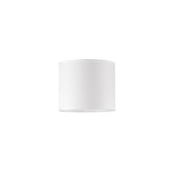 Aufsatz-Leuchtenschirm SET UP CONO,  16.5cm / H 14cm, zylindrisch, PVC feuerfest, wei