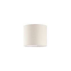 Aufsatz-Leuchtenschirm SET UP CONO,  16.5cm / H 14cm, zylindrisch, PVC feuerfest, beige