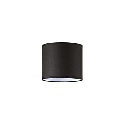 Aufsatz-Leuchtenschirm SET UP CONO,  16.5cm / H 14cm, zylindrisch, PVC feuerfest, schwarz
