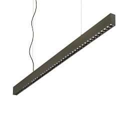 LED Pendelleuchte OFFICE, 30W, 3000K, 2800lm, IP20, hhenverstellbar, schwarz