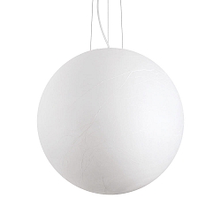 pendant luminaire CARTA 1 flame, round, adjustable E27 IP20, white