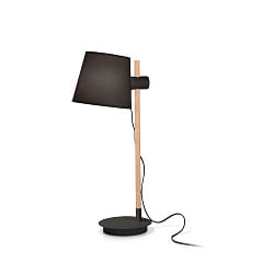 table lamp AXEL with switch, adjustable E27 IP20, black