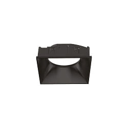 Reflektor BENTO, quadratisch, 63 mm, schwarz