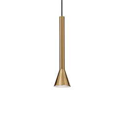 LED Pendelleuchte DIESIS, Einzelpendel, 7W, 3000K, 660lm, hhenverstellbar, Messing satiniert