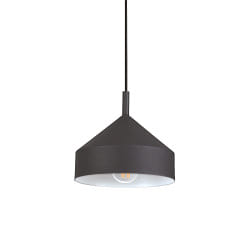 Pendelleuchte YURTA,  210 mm, E27, hhenverstellbar, schwarz