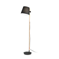 Lampada da terra AXEL con interruttore, regolabile E27 IP20, Nero