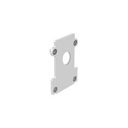 Tappo di chiusura EGO END CAP RECESSED CON FORO, Bianco