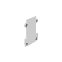 Endkappe EGO END CAP RECESSED SENZA FORO, wei