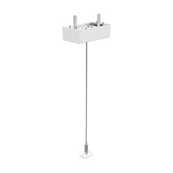 Abhngeset fr EGO KIT SINGLE STEEL CABLE 2 MT + CEILING CUP, wei