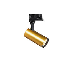 Faretto trifase FOX LED LED IP20, Ottone