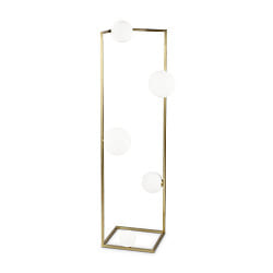 floor lamp ANGOLO PL3 5 flames G9 IP20, brass