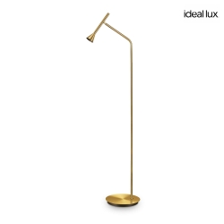 floor lamp DIESIS swivelling, rotatable, with switch IP20, satined brass 