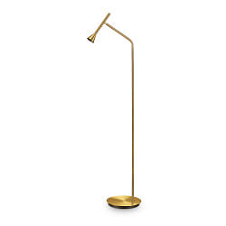 floor lamp DIESIS swivelling, rotatable, with switch IP20, satined brass 