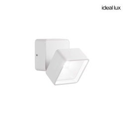 outdoor wall luminaire OMEGA square IP54, white
