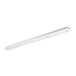 Baldacchino LINEAR STANDARD 5 elemento, angolare, bianco opaco