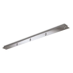 Baldacchino LINEAR STANDARD 5 elemento, angolare, cromo, levigato
