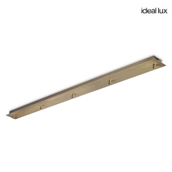ceiling canopy 1200 5-fold, square, brass