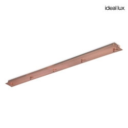 ceiling canopy 1200 5-fold, square, copper
