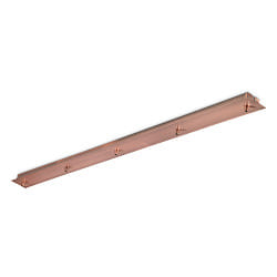 Baldacchino LINEAR STANDARD 5 elemento, angolare, rame, brunito
