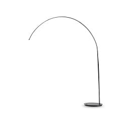 Lampadaire DORSALE E27 IP20, noir 