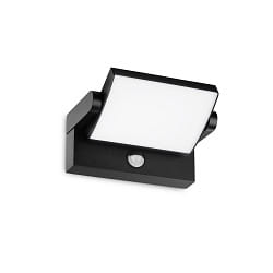 Outdoor LED Wandleuchte SWIPE AP, IP54, 21W, 3000K, 2300lm, mit Sensor, schwarz