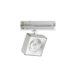 Faretto trifase POV TRACK LED piazza, con adattatore LED IP20, Bianco