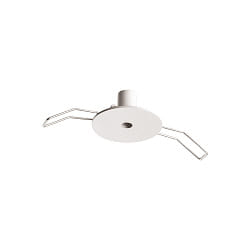 Rosetta di installazione ROUND RECESSED 1 elemento, rotondo, bianco opaco