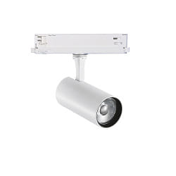 Faretto trifase FOX LED con adattatore LED IP20, Bianco dimmerabile