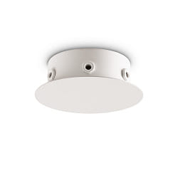 Deckenbaldachin MAGNETICO, 8-fach, rund,  12.5cm / H 4cm, magnetische Blende, wei