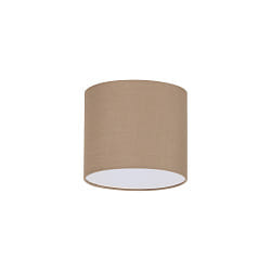 Aufsatz-Leuchtenschirm SET UP CONO,  16.5cm / H 14cm, zylindrisch, PVC feuerfest, taubengrau