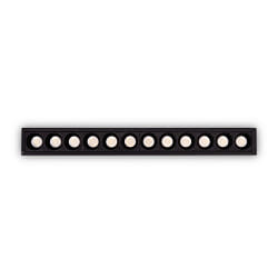 LED Deckeneinbauleuchte LIKA SLIM, eckig, 32, 19W, 3000K, 2000lm, CRI>90, IP20, schwarz