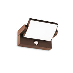 outdoor wall luminaire SWIPE AP LED with motion detector LED IP54, coffee brown