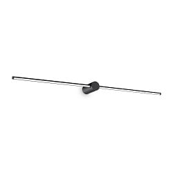 LED Wandleuchte FILO, 115cm, 16W, 3000K, 2000lm, CRI>80, IP44, schwarz