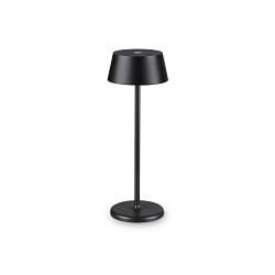 battery table lamp PURE IP54, black dimmable