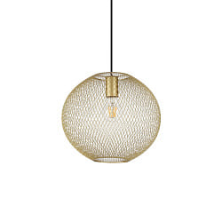 Pendelleuchte NET 2, E27, IP20, goldfarben