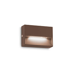 LED Outdoor Wandleuchte DEDRA, 6,5cm, 3W, 3000K, 200lm, CRI>80, IP65, kaffee