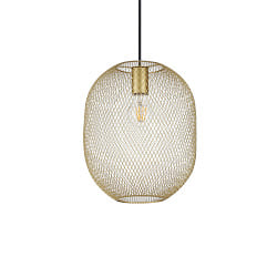 Pendelleuchte NET 1, E27, IP20, goldfarben