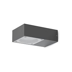 Outdoor Wandleuchte SIRIO, 1xGX53, IP65, schwarz
