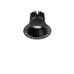 LED Deckeneinbauleuchte GAME TRIMLESS, rund,  10cm, 36, 11W, 3000K, 1100lm, CRI>80, IP20, schwarz