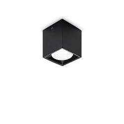 LED Deckenleuchte DOT, eckig, 4W, 3000K, 370lm, CRI>90, IP20, schwarz