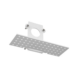 end cap EGO RECESSED EASY with cable hole, white